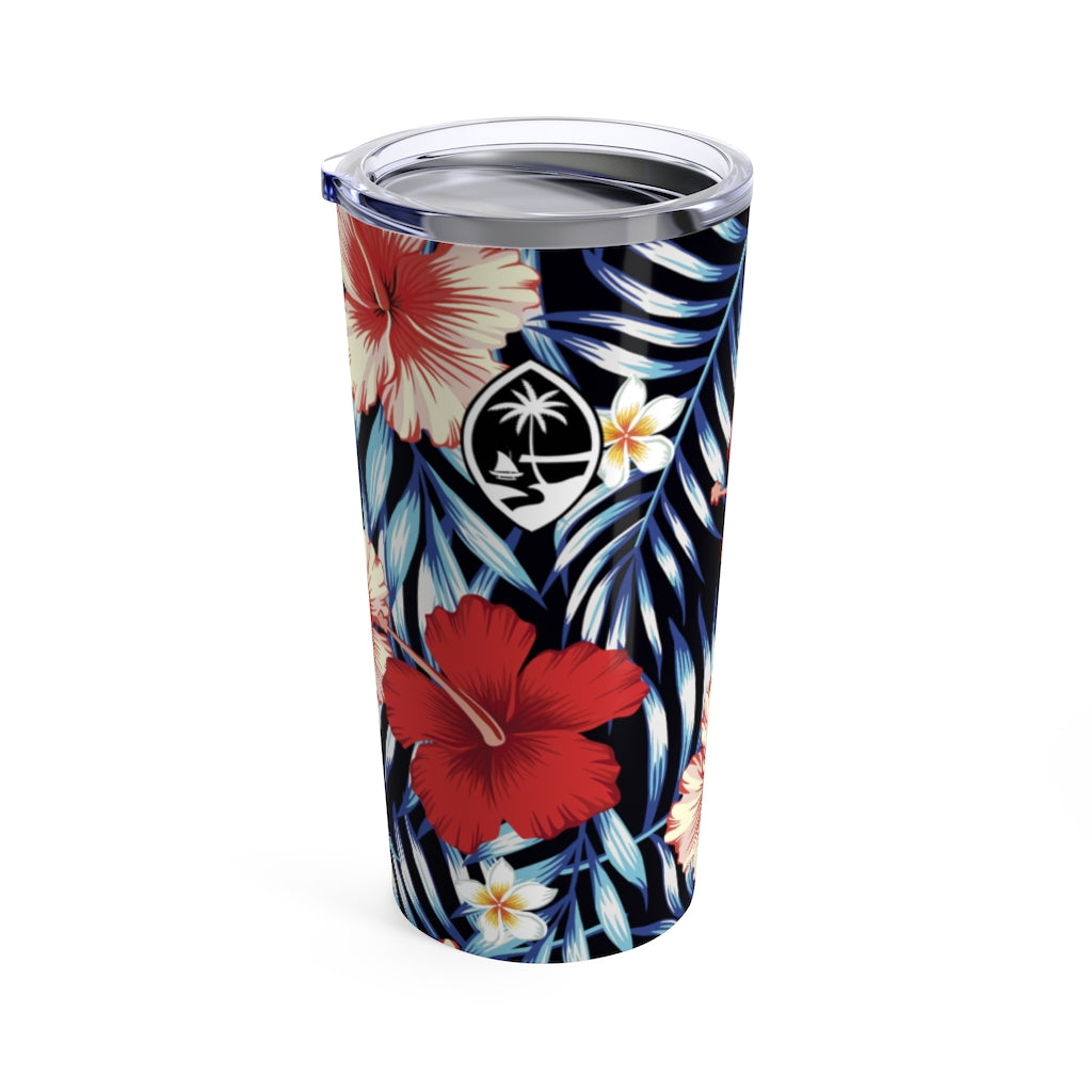 Guam Tropical Floral Tumbler 20oz
