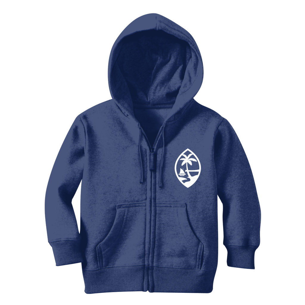 Coconut Crab Island Boy Guam Classic Kids Zip Hoodie Jacket