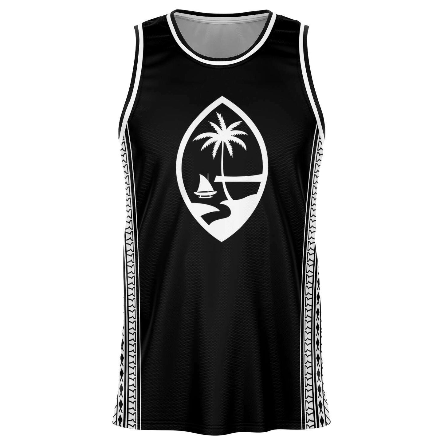 Guam Straight Tribal Basketball Jersey
