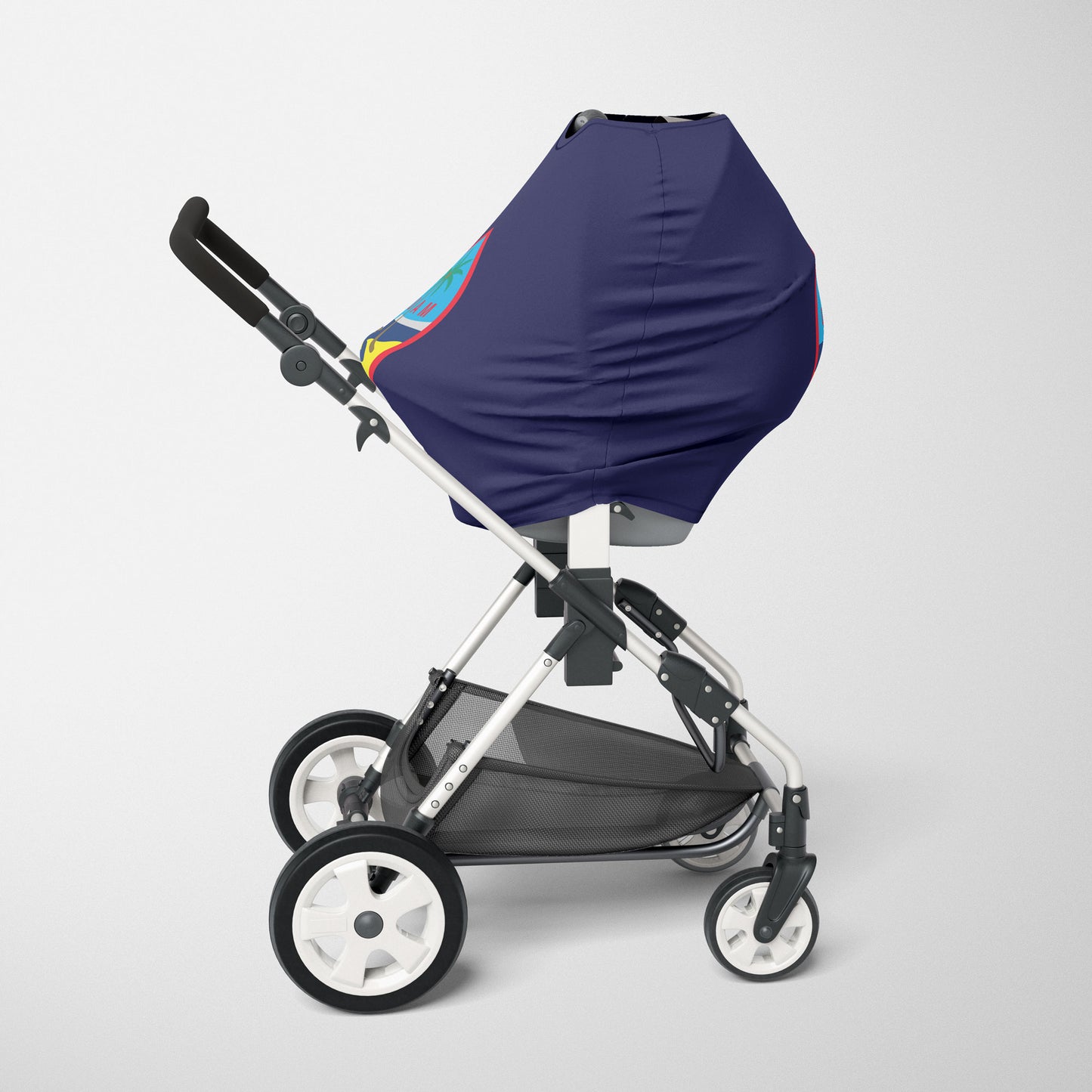 Guam Flag Baby Nursing Cover Car Seat Cover