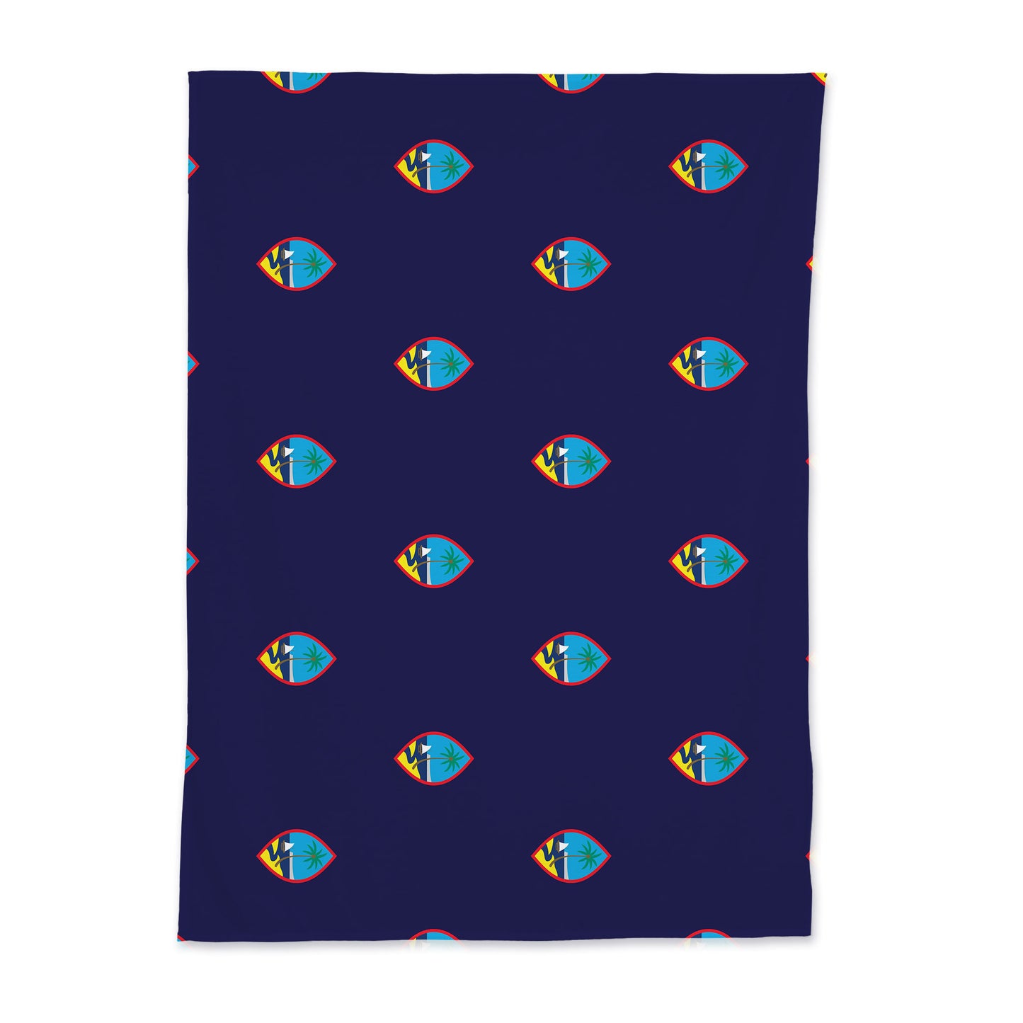 Guam Flag Baby Swaddle Blanket