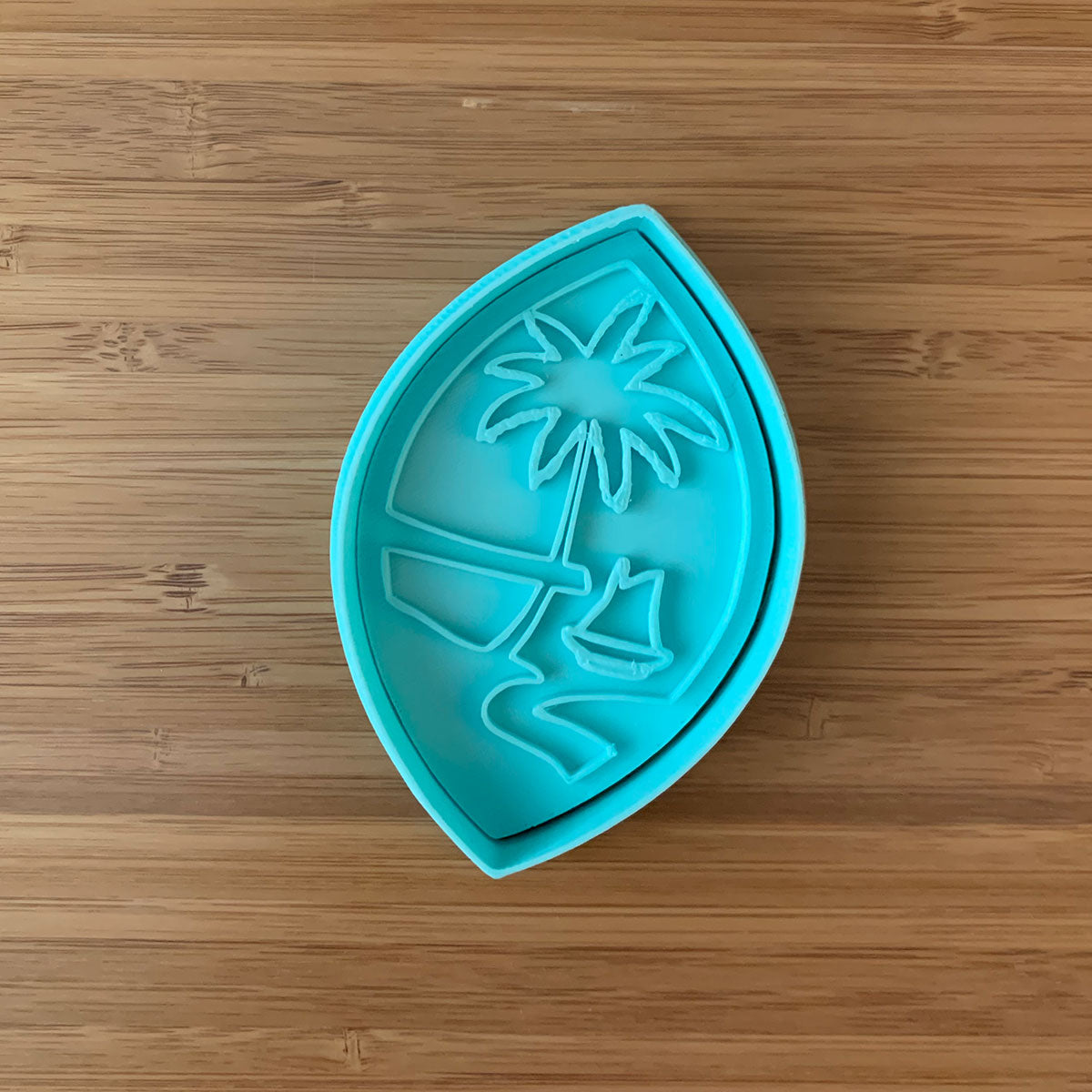 Guam Seal Cookie Cutter and Stamp - Ready to Ship