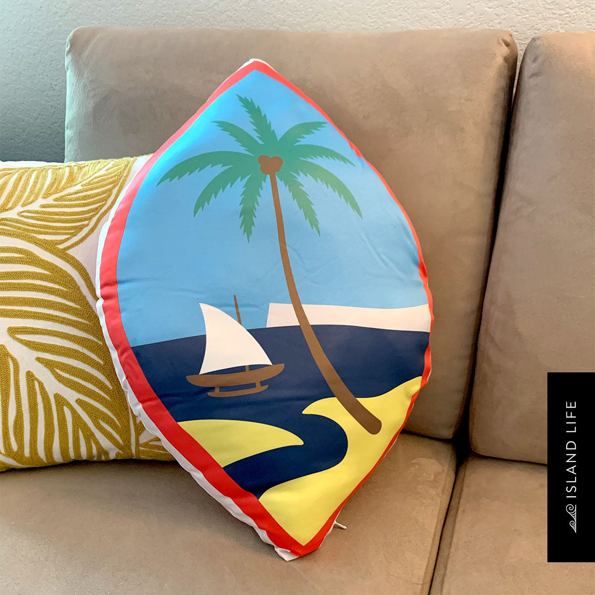 Guam Flag Pillow Custom Shape Cushion Pillow