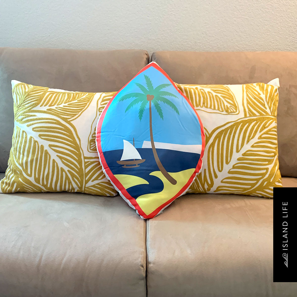 Guam Flag Pillow Custom Shape Cushion Pillow