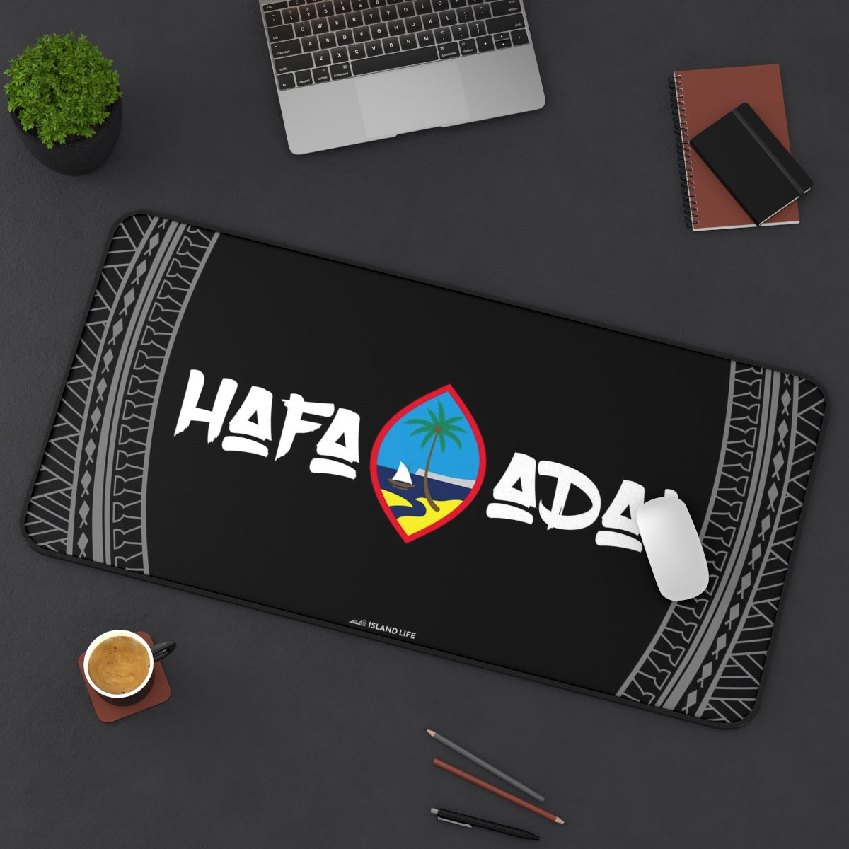 Hafa Adai Guam Tribal Gaming Mat Desk Mat