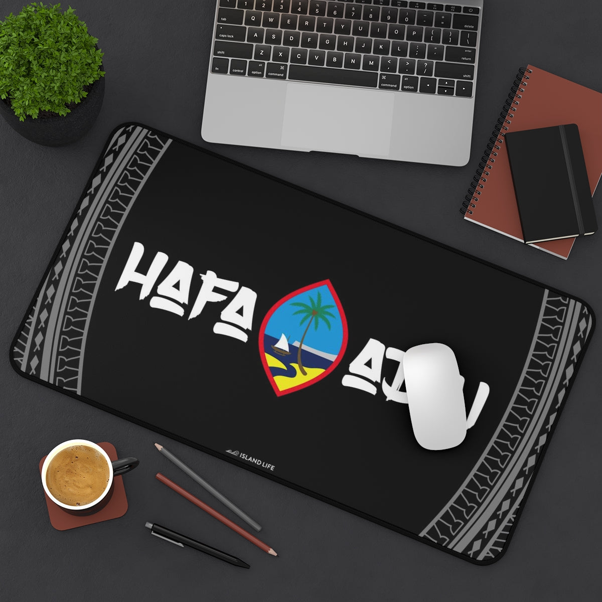 Hafa Adai Guam Tribal Gaming Mat Desk Mat