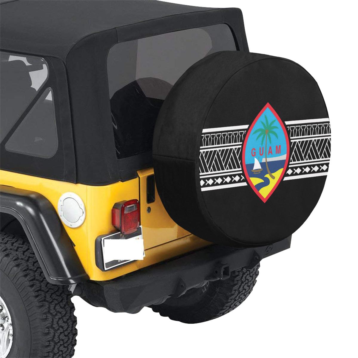 Guam Tribal Jeep Spare Tire Cover