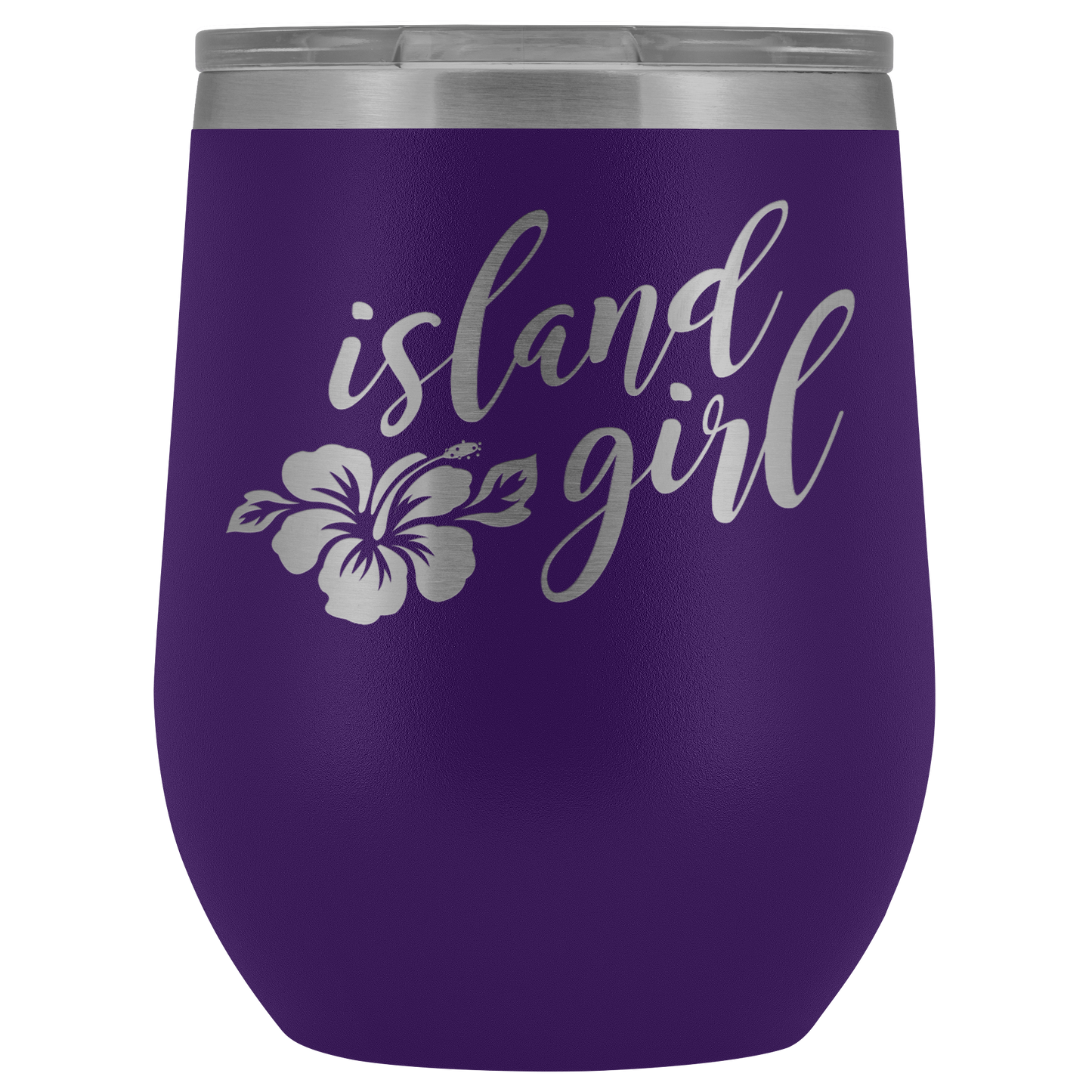 Island Girl Guam Saipan CNMI Wine Tumbler