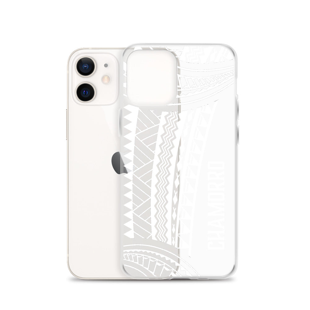 Chamorro Tribal Premium Glossy Clear iPhone Phone Case
