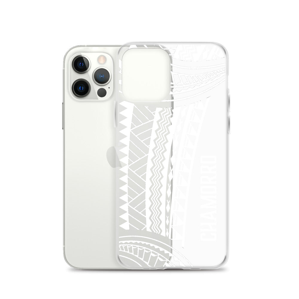 Chamorro Tribal Premium Glossy Clear iPhone Phone Case