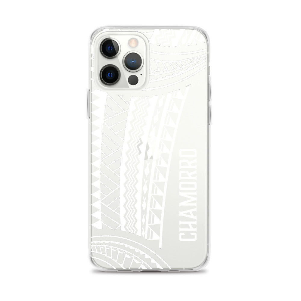 Chamorro Tribal Premium Glossy Clear iPhone Phone Case