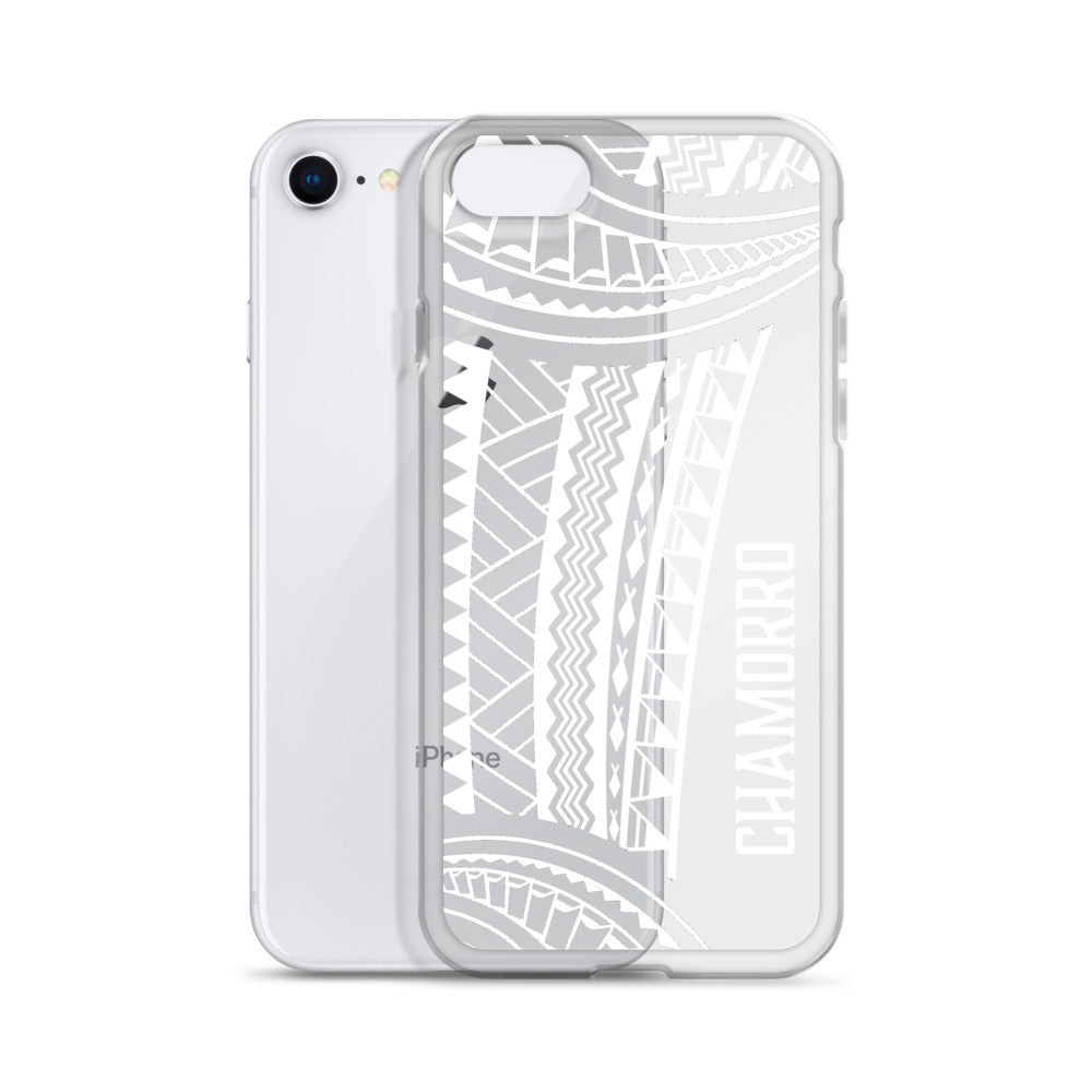 Chamorro Tribal Premium Glossy Clear iPhone Phone Case
