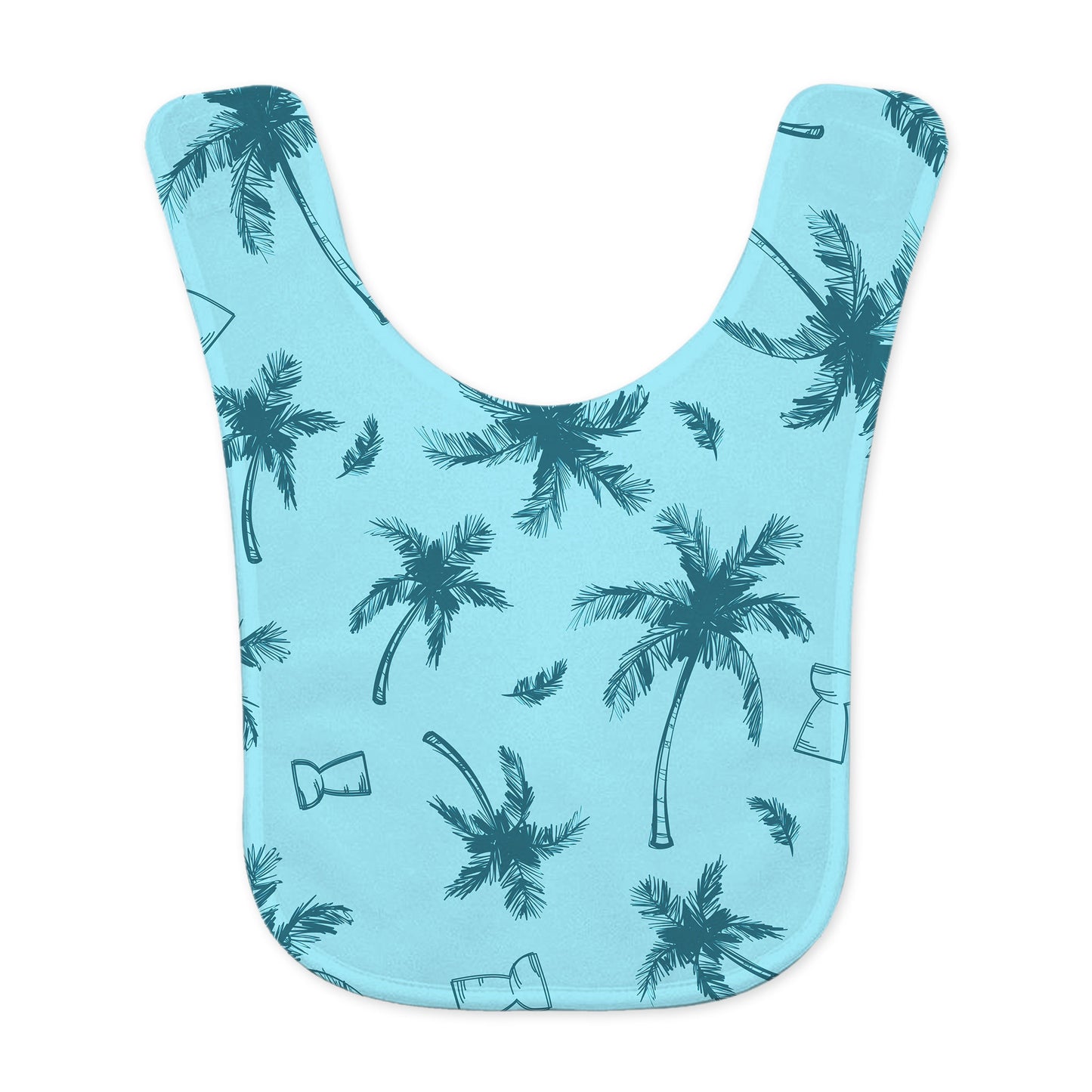 Latte Stone Coconut Trees Baby Bib