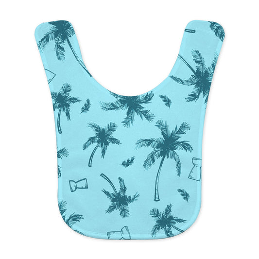 Latte Stone Coconut Trees Baby Bib