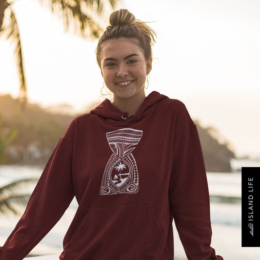 Guam Latte Stone Tribal Unisex Pullover Hoodie