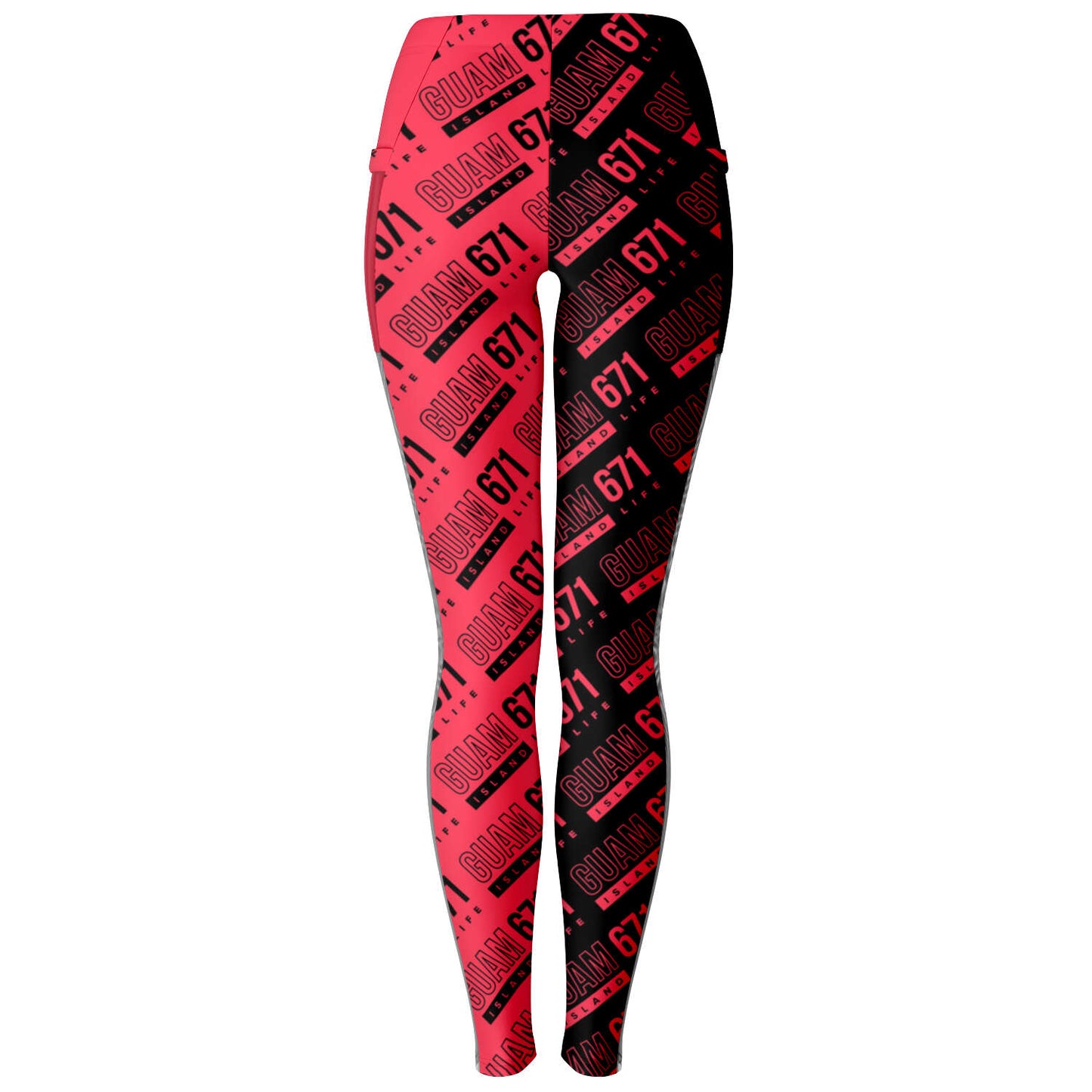 Guam 671 Pink Mesh Leggings