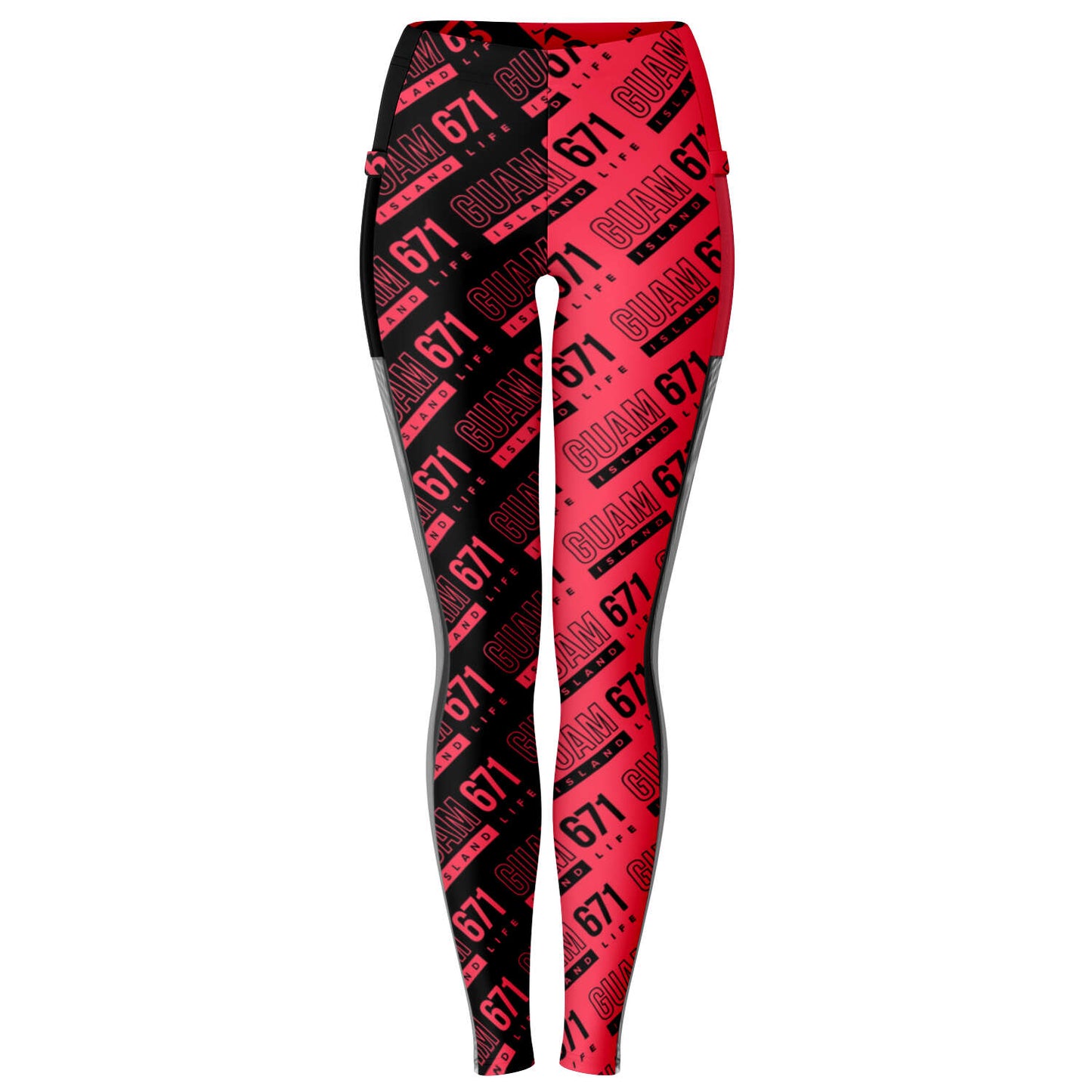 Guam 671 Pink Mesh Leggings