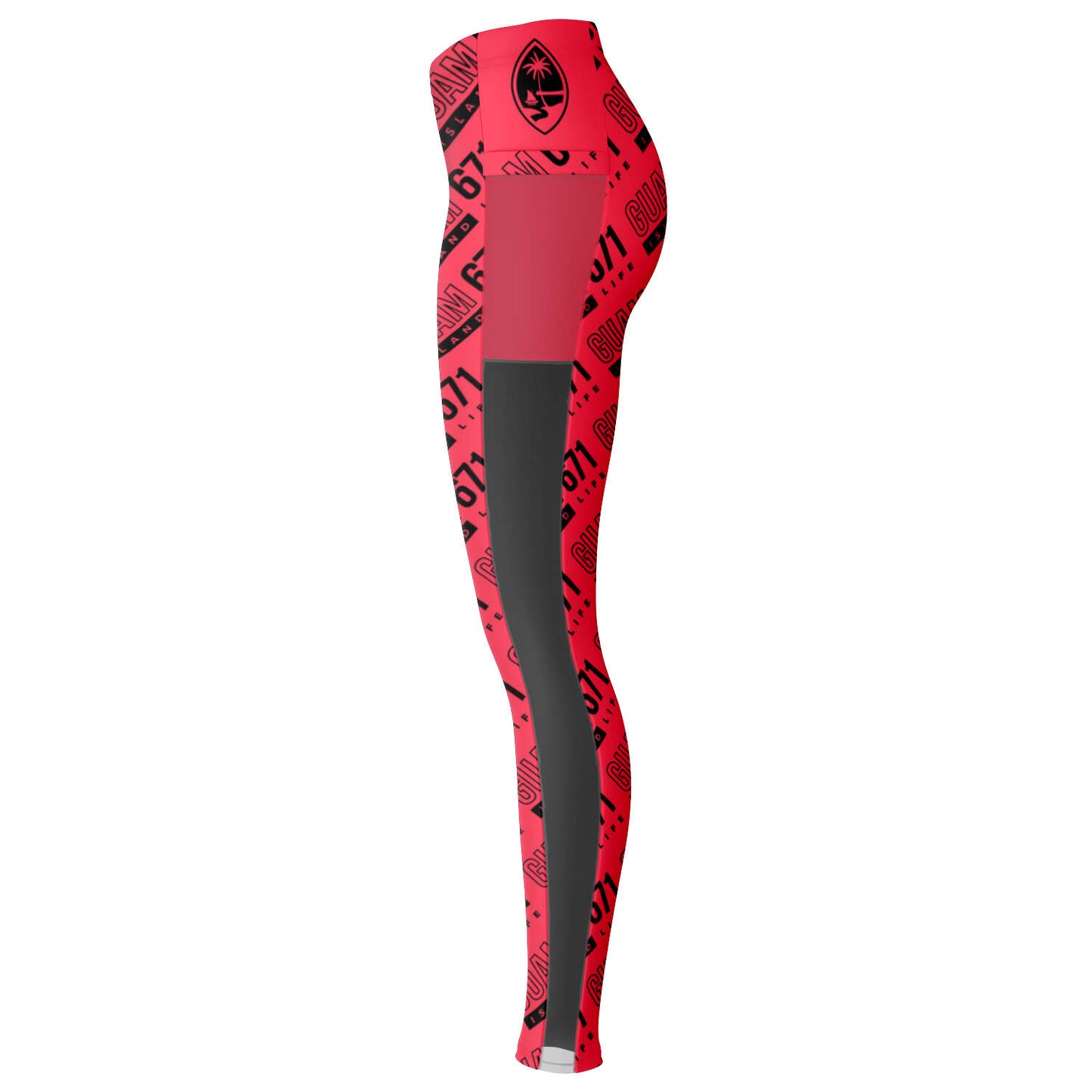 Guam 671 Pink Mesh Leggings