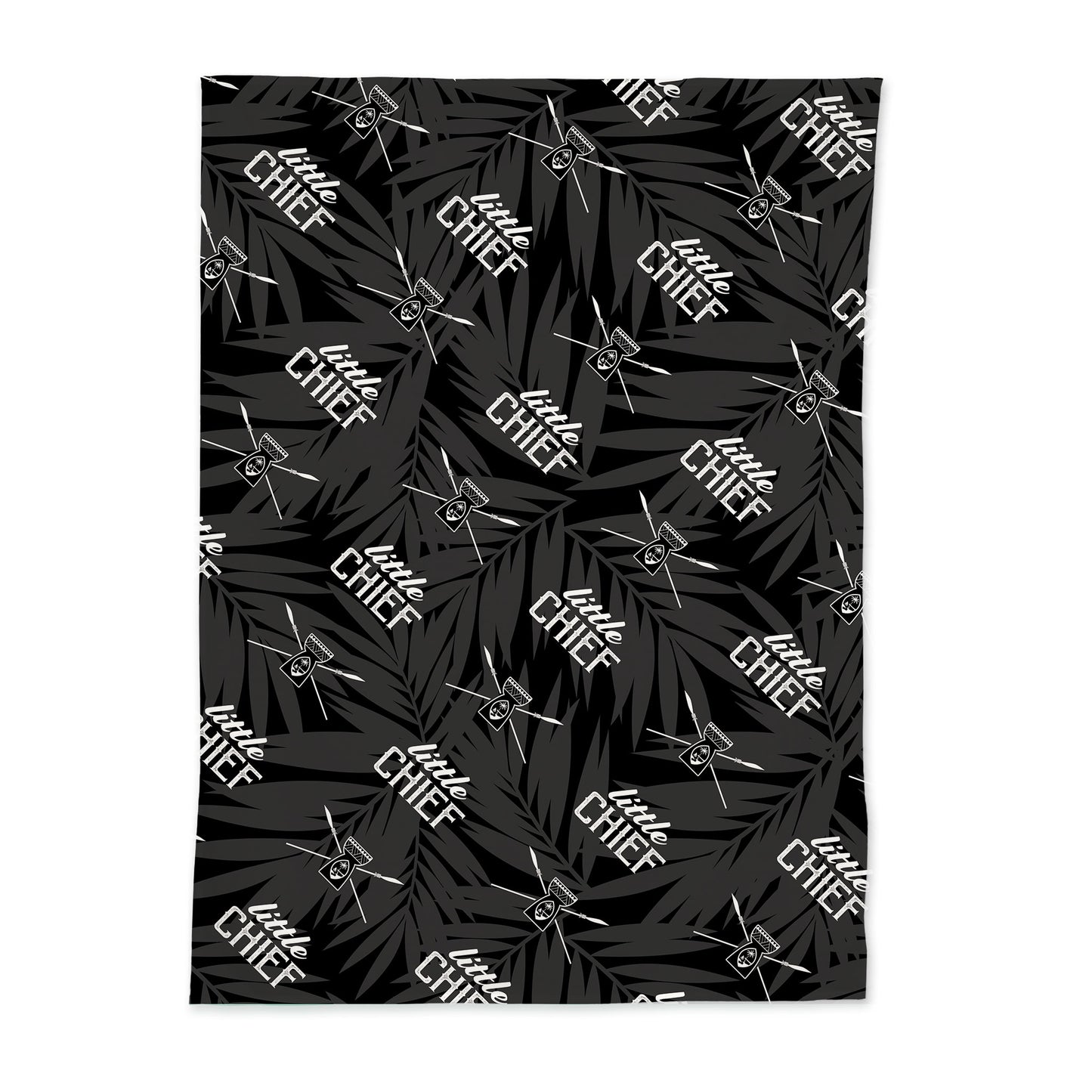 Little Chief Black Baby Swaddle Blanket