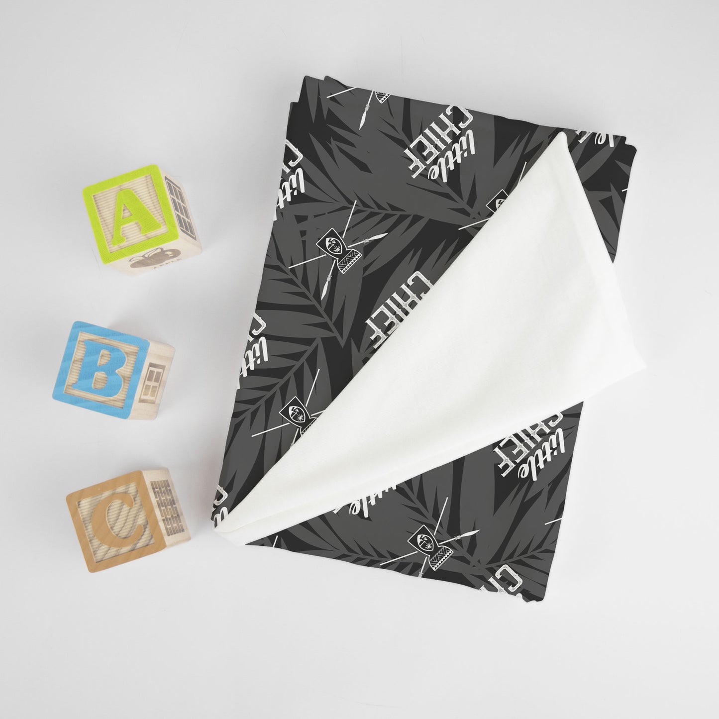 Little Chief Black Baby Swaddle Blanket