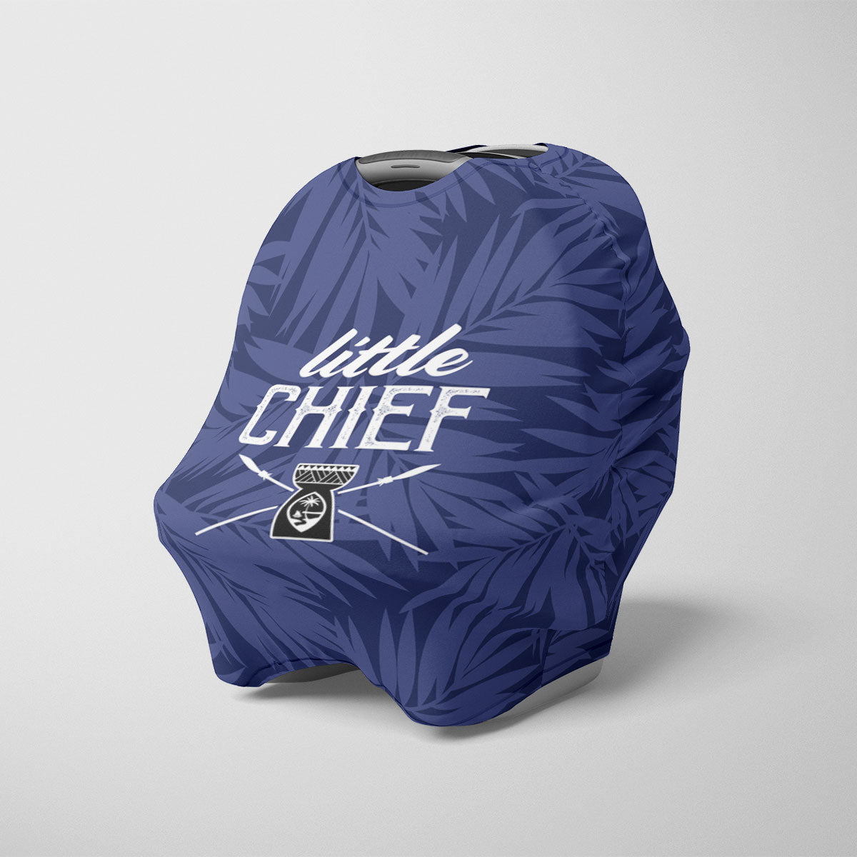 Little Chief Guam Blue Nursing Car Seat Cover