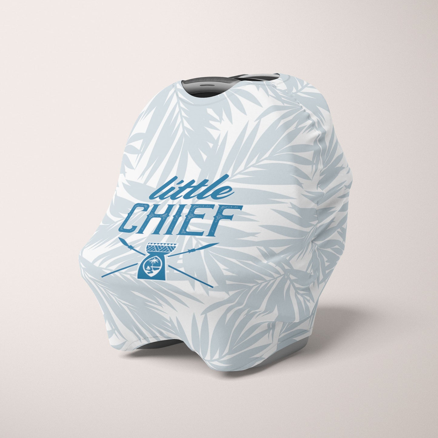 Little Chief Guam Light Blue Nursing Car Seat Cover