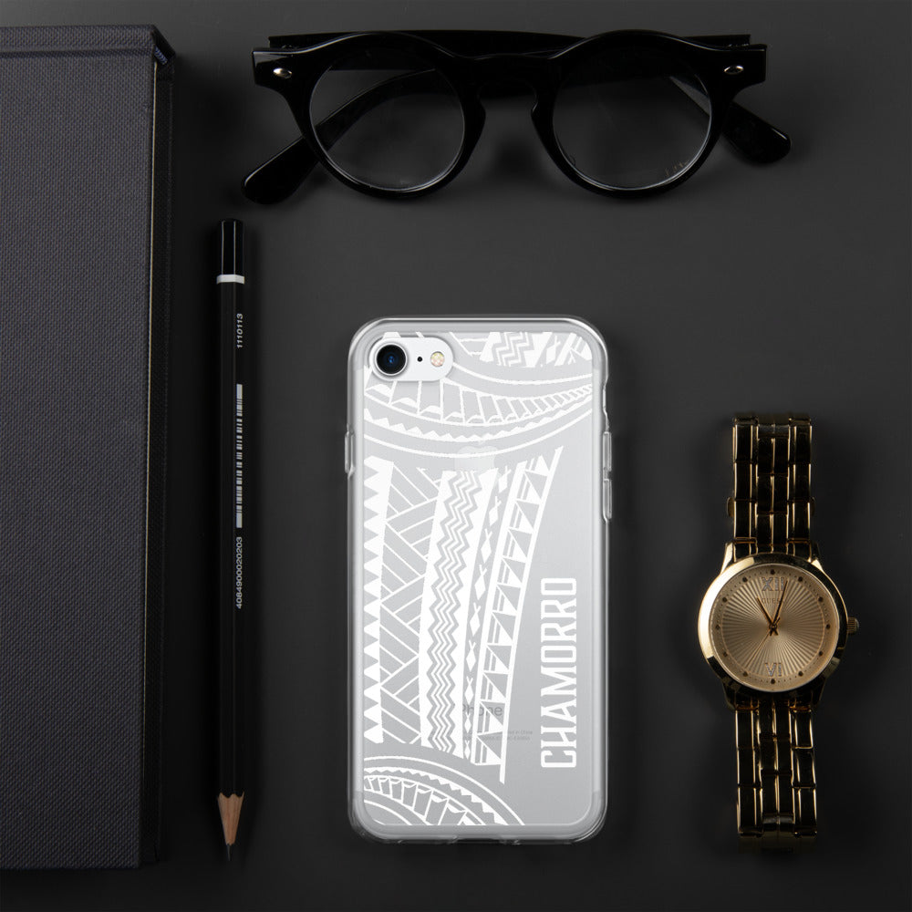 Chamorro Tribal Premium Glossy Clear iPhone Phone Case