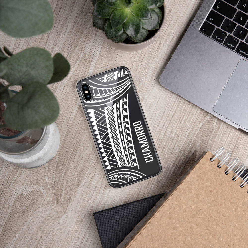 Chamorro Tribal Premium Glossy Clear iPhone Phone Case