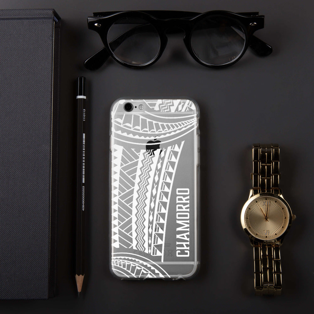 Chamorro Tribal Premium Glossy Clear iPhone Phone Case