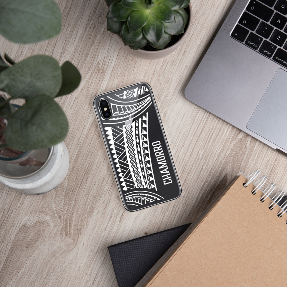 Chamorro Tribal Premium Glossy Clear iPhone Phone Case