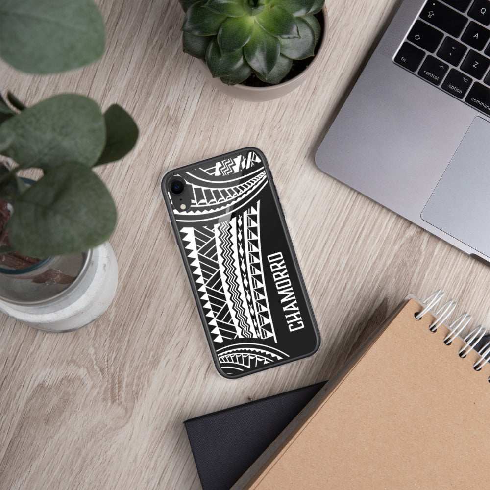 Chamorro Tribal Premium Glossy Clear iPhone Phone Case