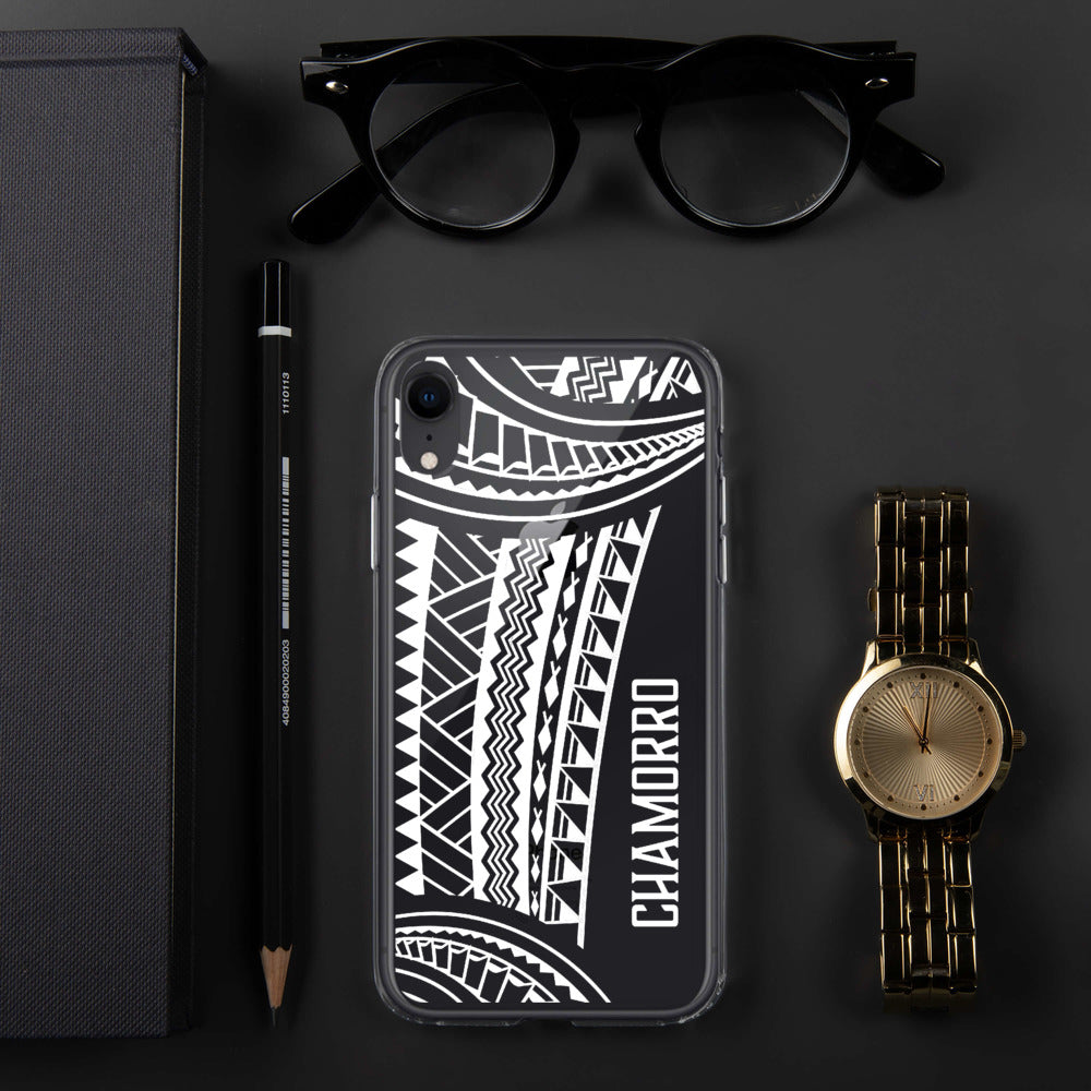 Chamorro Tribal Premium Glossy Clear iPhone Phone Case