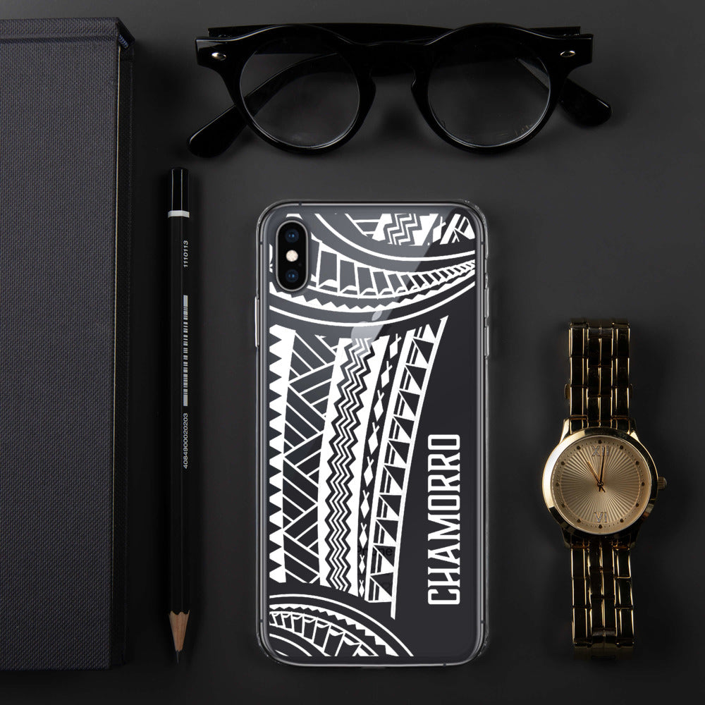 Chamorro Tribal Premium Glossy Clear iPhone Phone Case