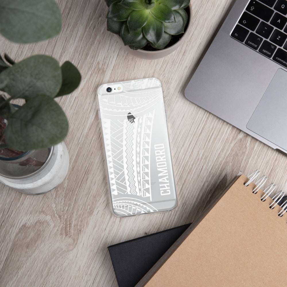 Chamorro Tribal Premium Glossy Clear iPhone Phone Case