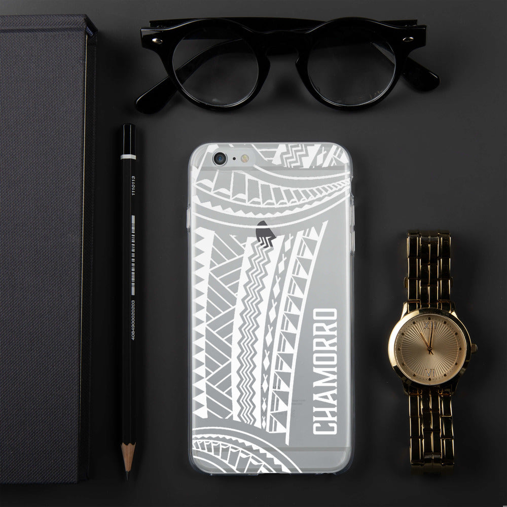 Chamorro Tribal Premium Glossy Clear iPhone Phone Case
