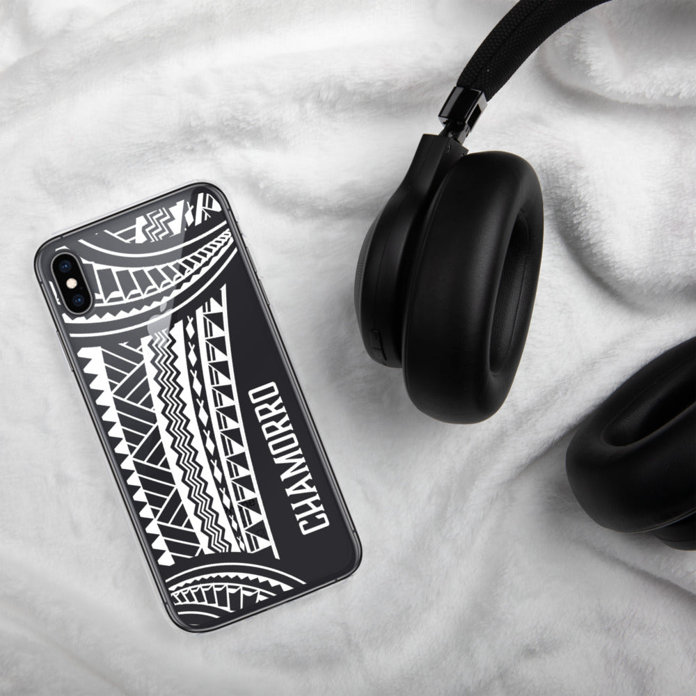 Chamorro Tribal Premium Glossy Clear iPhone Phone Case