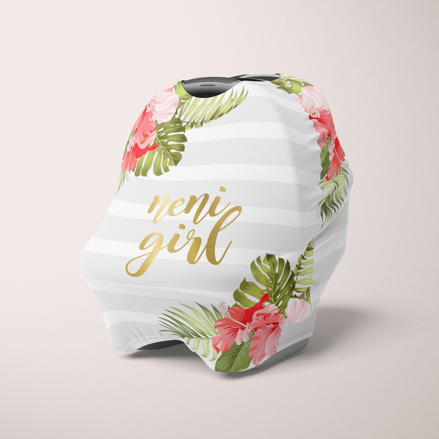 Neni Girl Hibiscus Nursing Cover Car Seat Cover