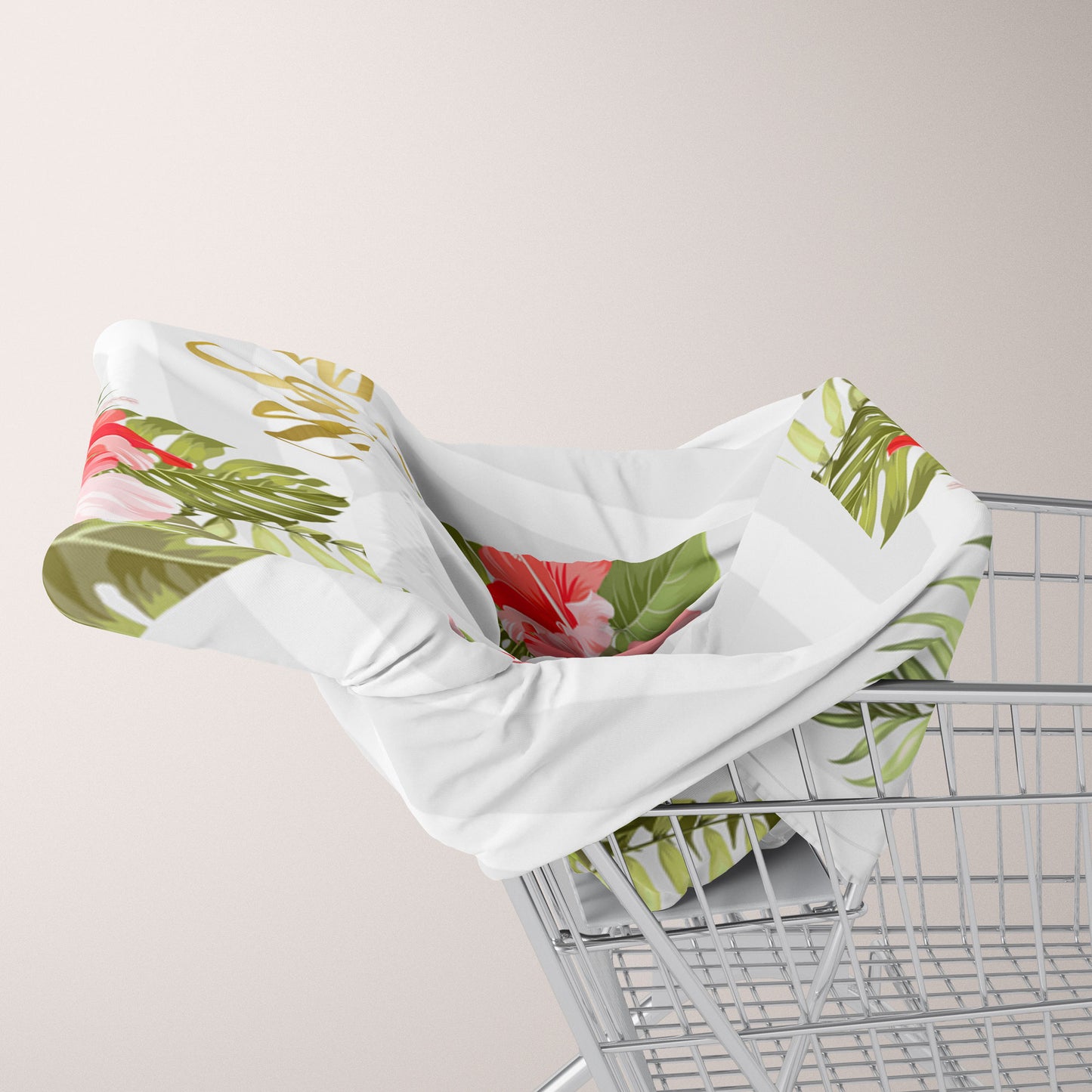 Neni Girl Hibiscus Nursing Cover Car Seat Cover