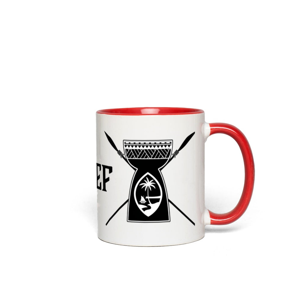 Chief Guam Latte Stone Accent Coffee Mug