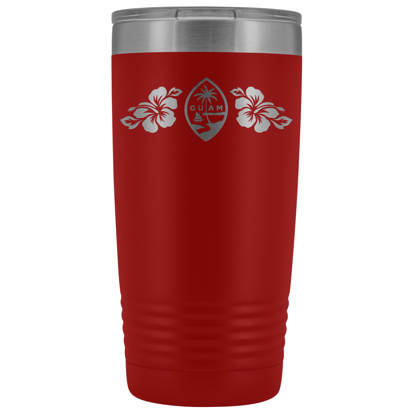 Guam Seal Hibiscus 20oz Tumbler