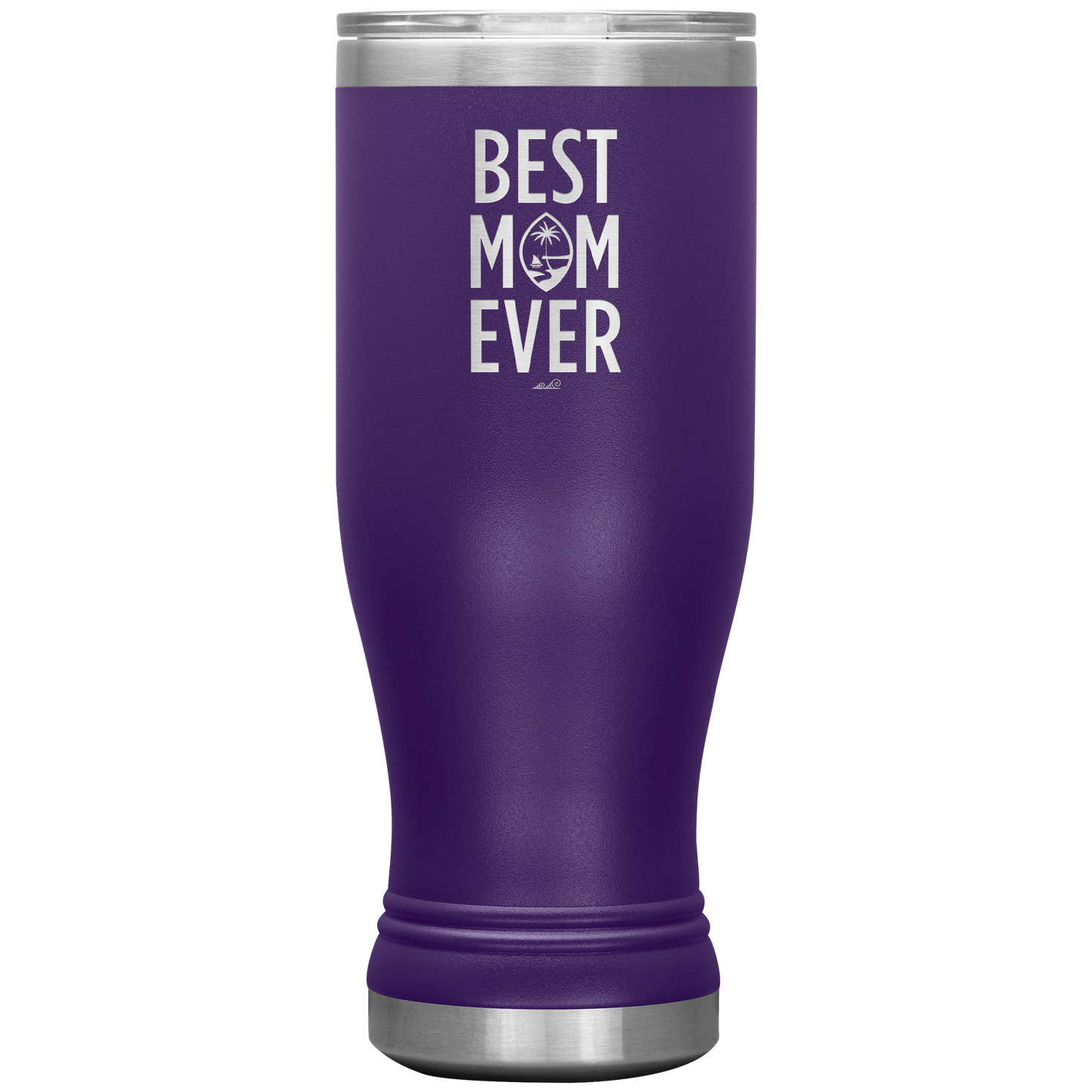 Best Mom Ever Guam Seal 20oz Boho Tumbler