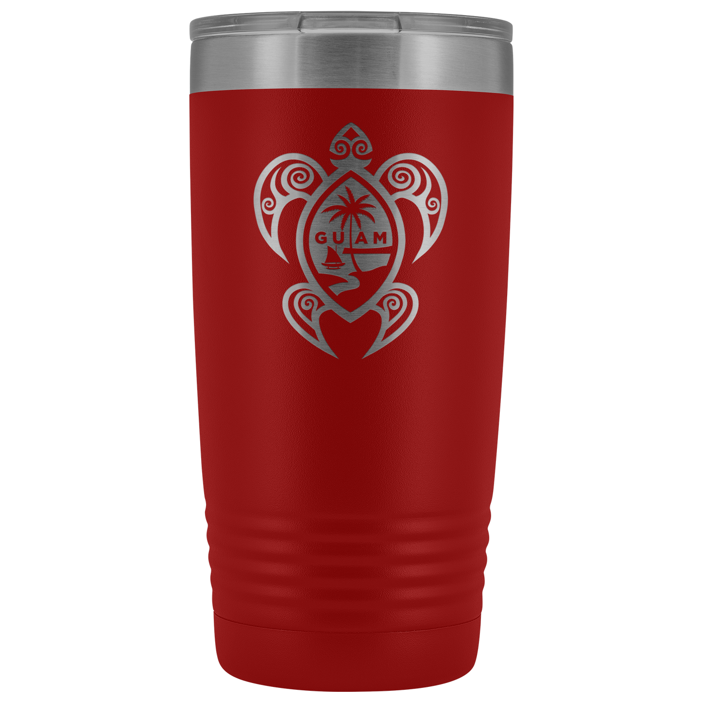 Guam Seal Tribal Turtle 20oz Tumbler