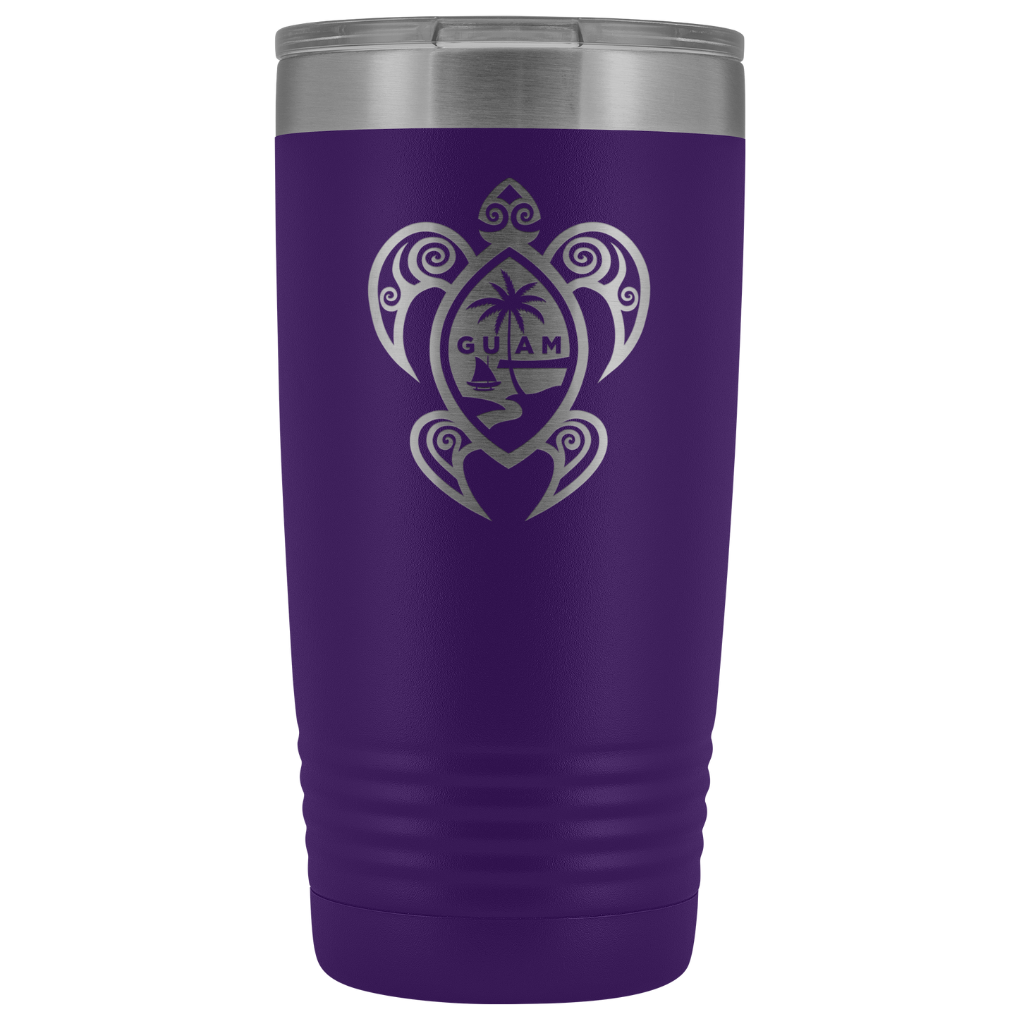 Guam Seal Tribal Turtle 20oz Tumbler