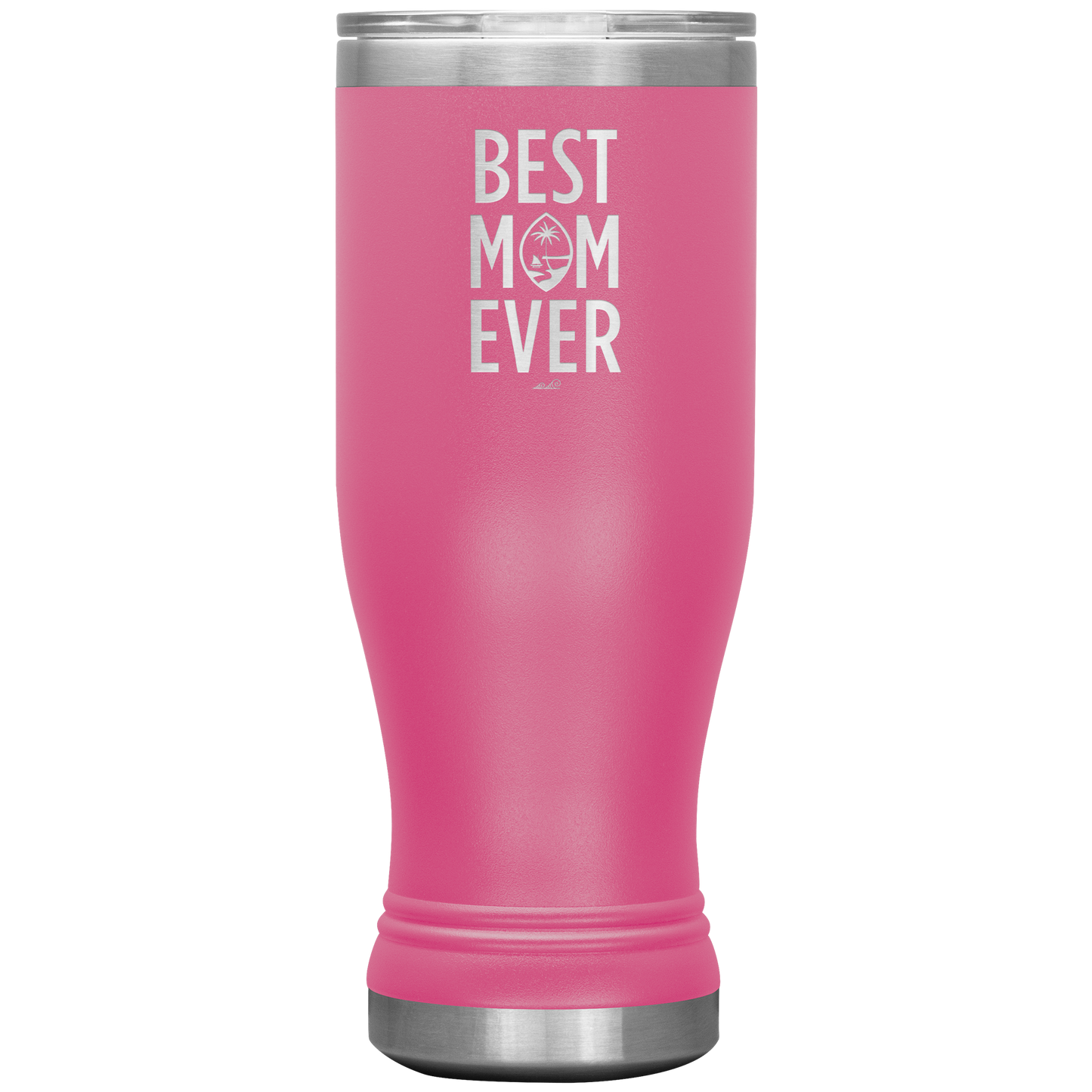 Best Mom Ever Guam Seal 20oz Boho Tumbler