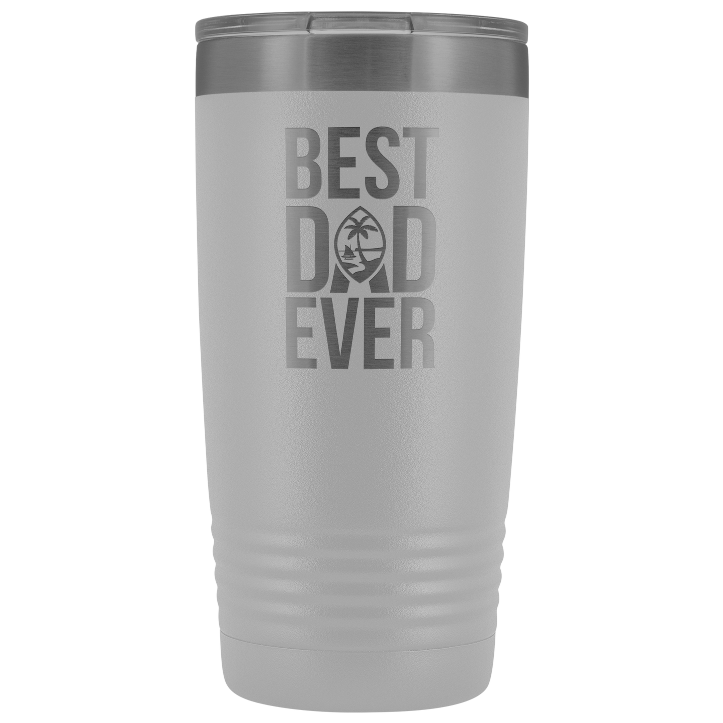 Best Dad Ever Guam Seal 20oz Tumbler