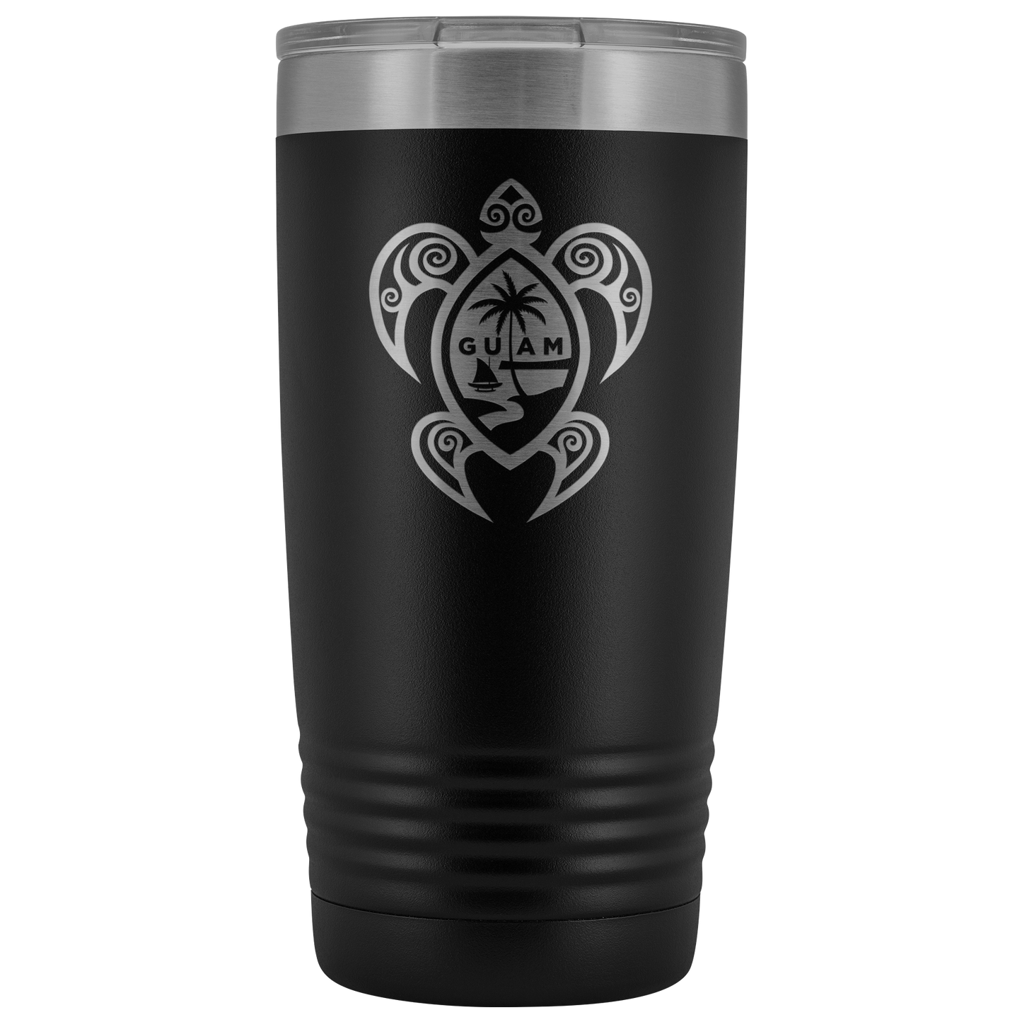 Guam Seal Tribal Turtle 20oz Tumbler