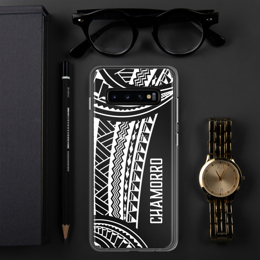 Chamorro Tribal Guam CNMI Premium Glossy Clear Samsung Phone Case
