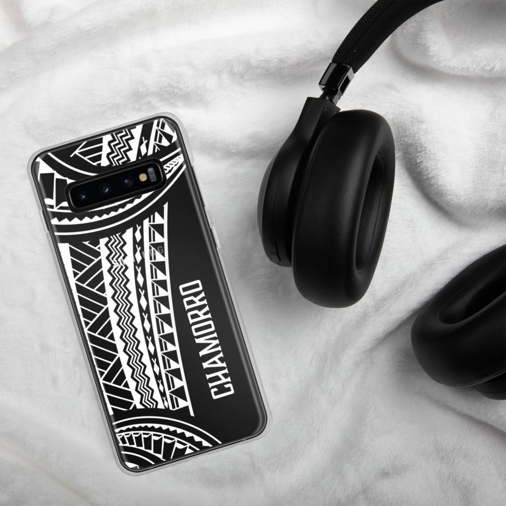 Chamorro Tribal Guam CNMI Premium Glossy Clear Samsung Phone Case