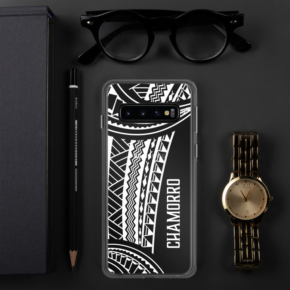 Chamorro Tribal Guam CNMI Premium Glossy Clear Samsung Phone Case