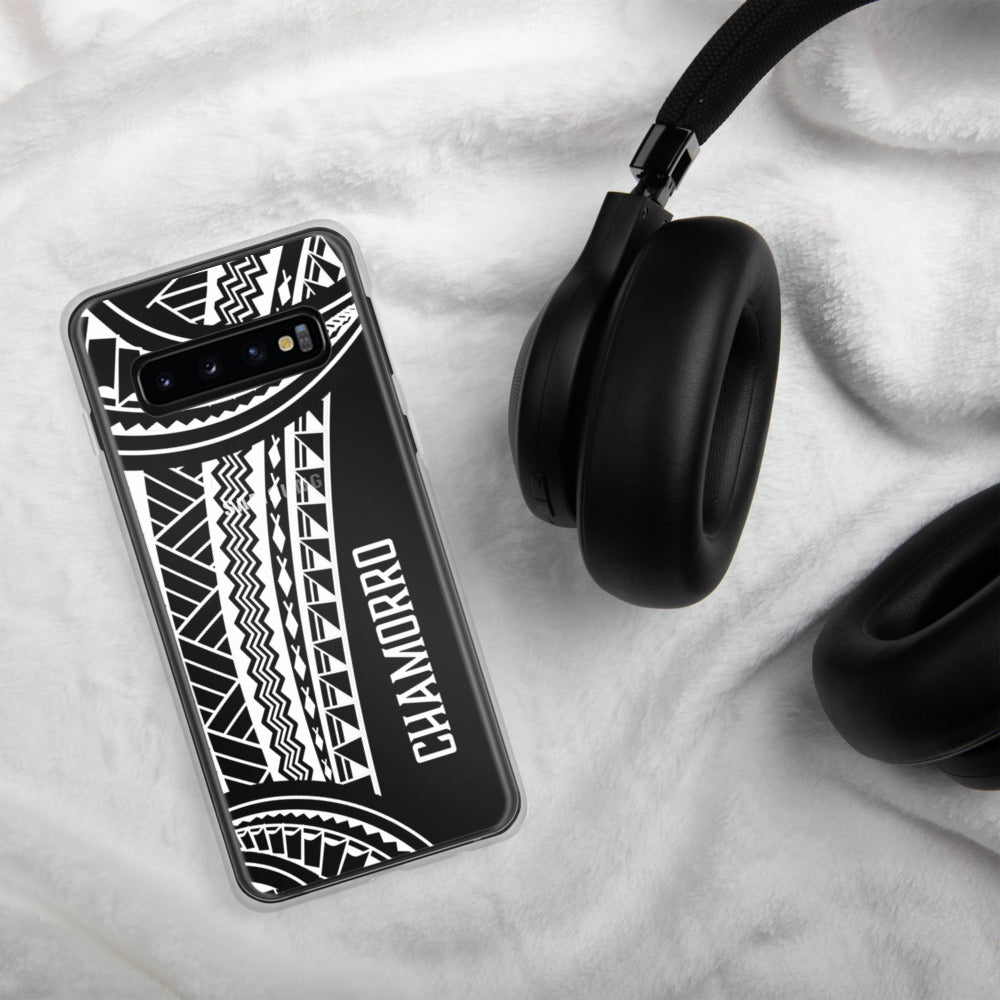 Chamorro Tribal Guam CNMI Premium Glossy Clear Samsung Phone Case